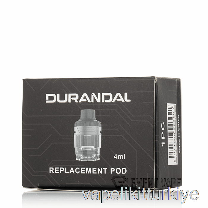 Vape Elektronik Sigara Ufuk Durandal Yedek Bölmeler 4ml Durandal Bölmeler